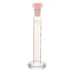 Measuring Cylinder with Round Glass Base and Interchangeable Polypropylene Super Stopper, Class A