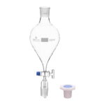 Separating Funnel Globe Shape Plain with Stem Inside of Cone