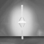 Filtering Tube with Sintered Disc, Sealed in Center with Reduced Ends