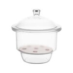 Desiccator with Cover Neutral Glass with Porcelain Plate