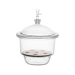 Desiccator Vacuum Neutral Glass with Porcelain Plate